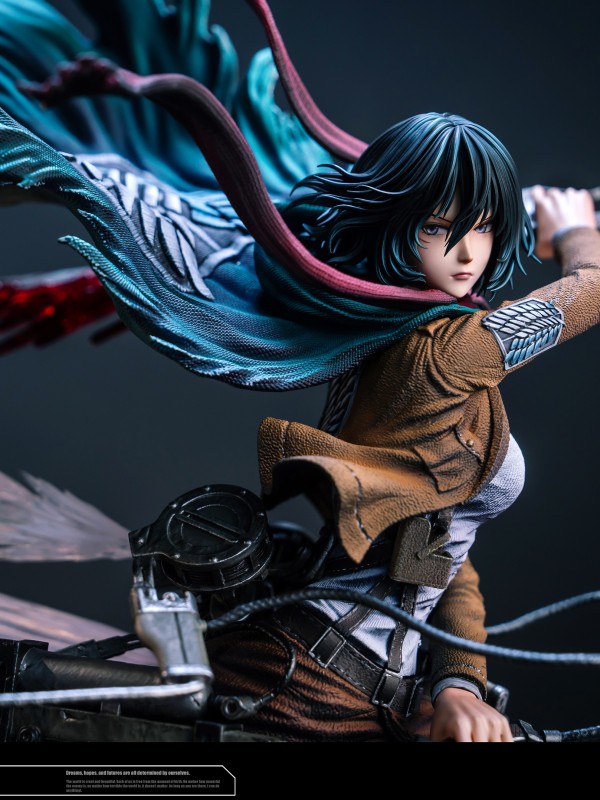 Hertz Studio Attack on Titan Mikasa Ackerman vs The Female Titan Hot Sexy 1/6 Statue